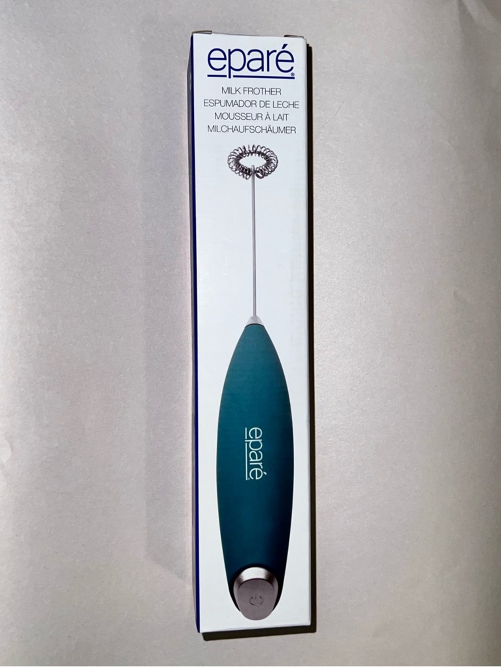eparé Handheld Milk Frother - Teal NWT